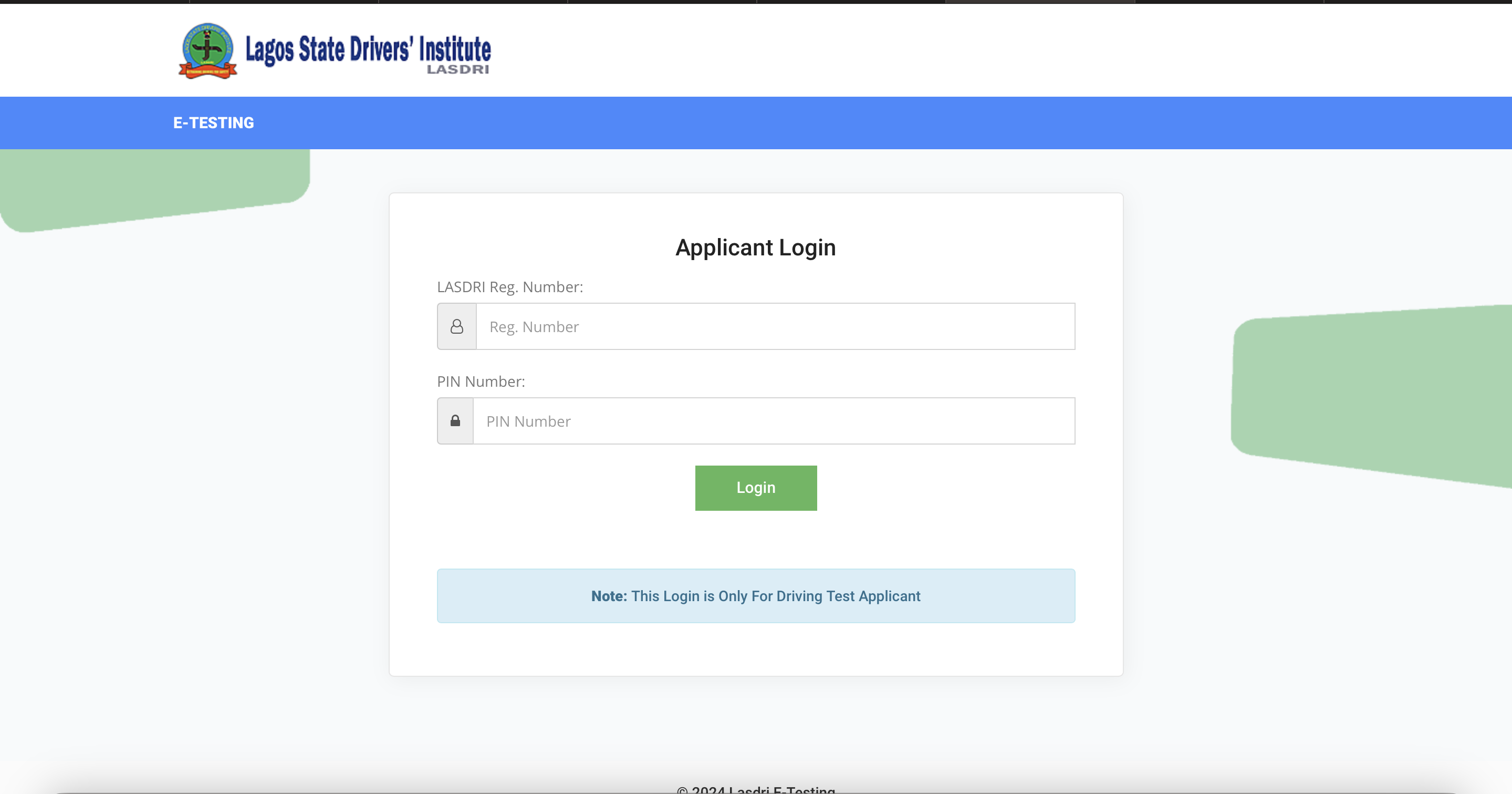 Institutional E-Testing (CBT)
