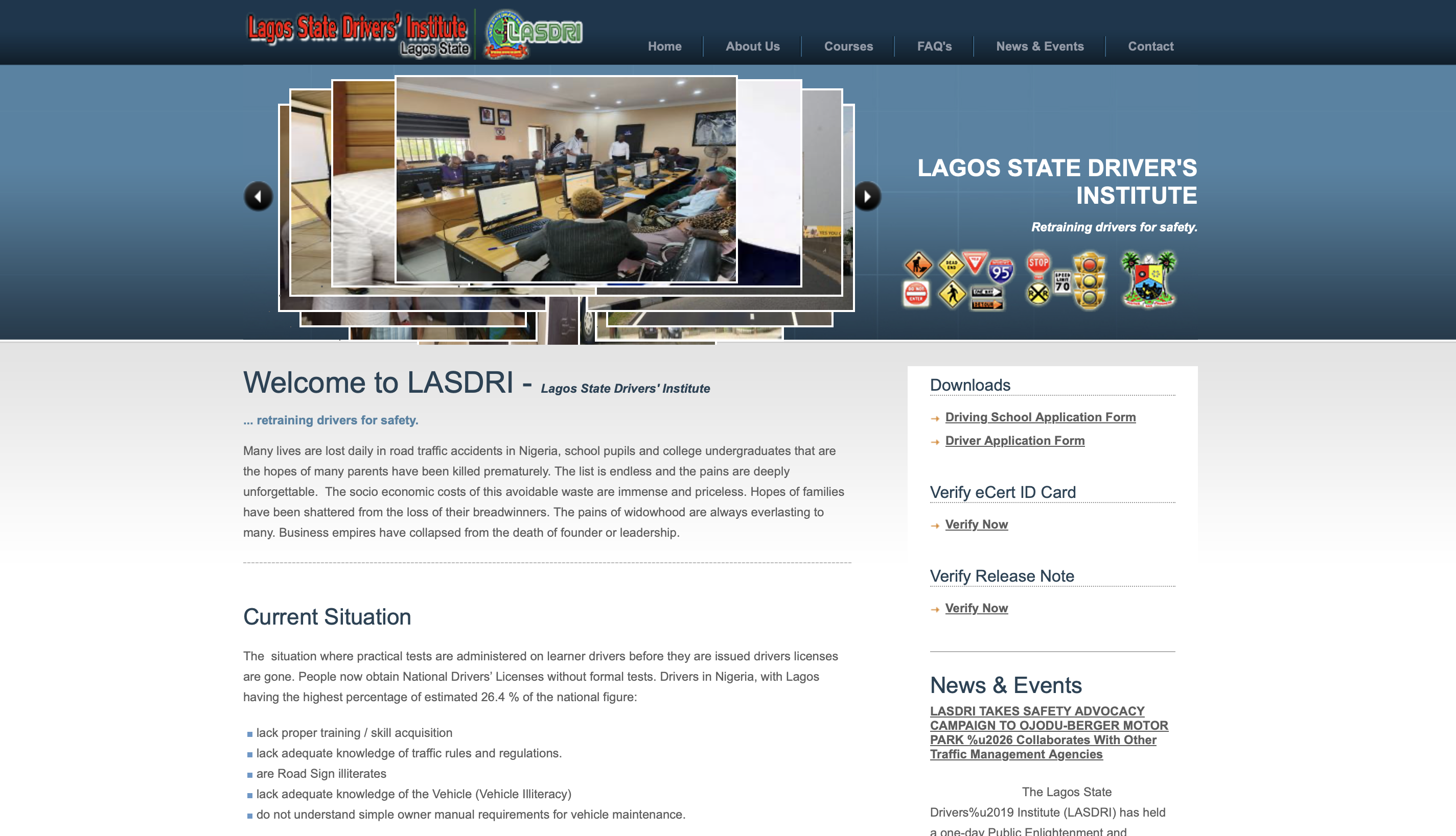 LASDRI Certification Hub